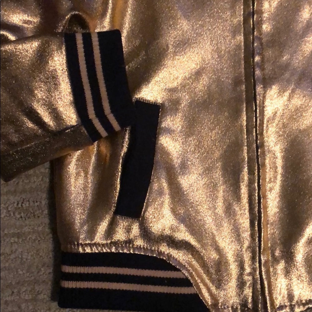 Rose gold toddler bomber - Picture 3 of 6